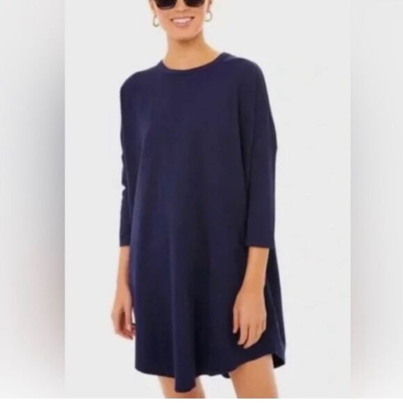 Pomander Place by Tuckernuck Navy Blue Sue Sweatshirt Dress - Picture 9 of 9